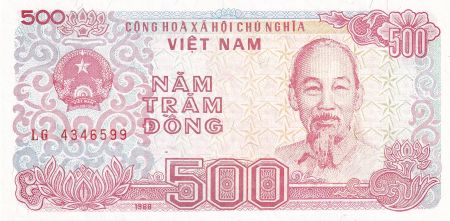 Vietnam 500 Dong - Ho Chi Ming - Port - 1988 - P.101