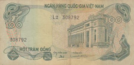 Vietnam du Sud 100 Dong, Palais de l\'indépendance - Série L2 - 1970 - P.26