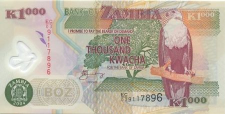 Zambie 1000 Kwacha Aigle