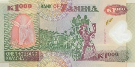 Zambie 1000 Kwacha Aigle